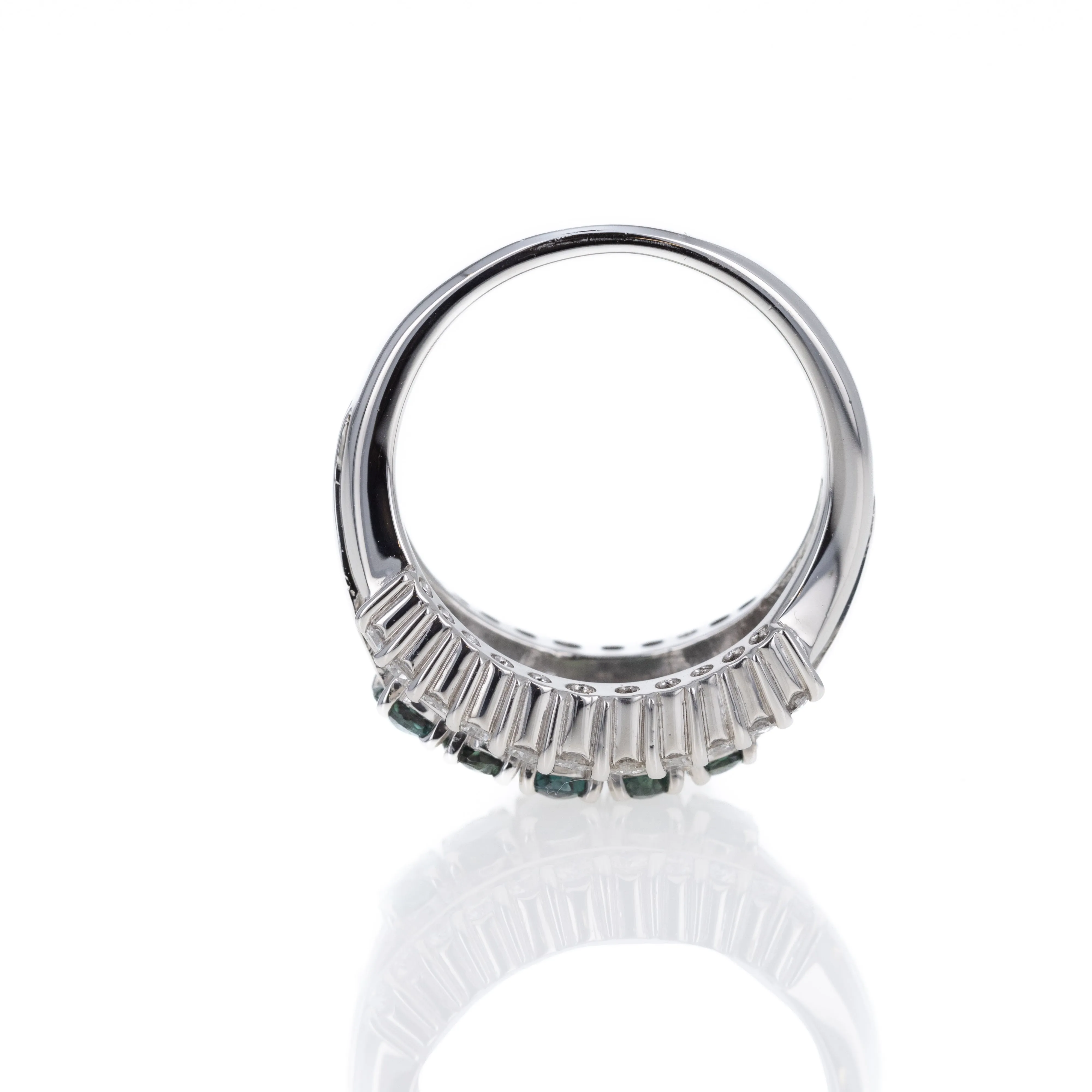 Platinum 1.20 Carat Alexandrite Diamond Ring