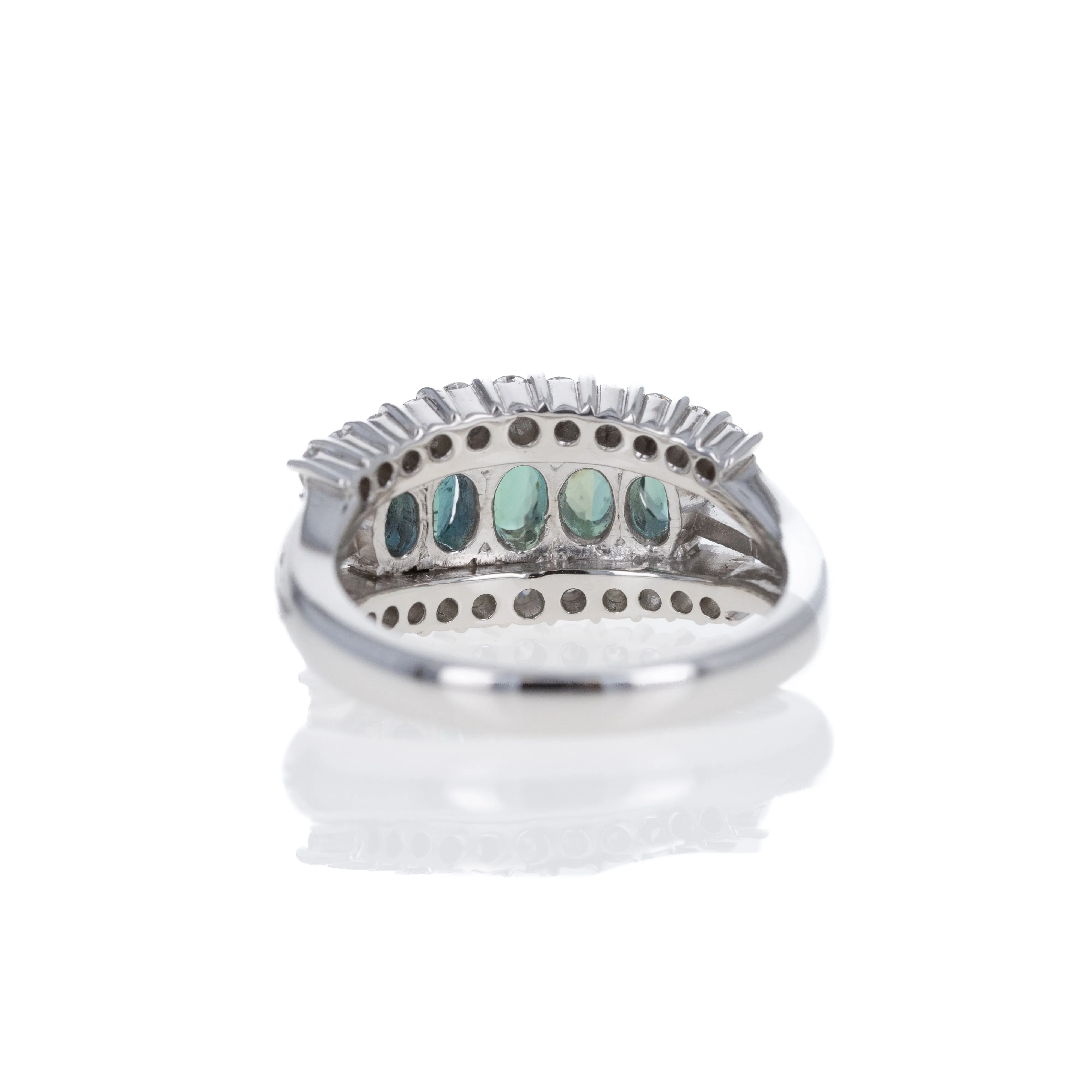 Platinum 1.20 Carat Alexandrite Diamond Ring