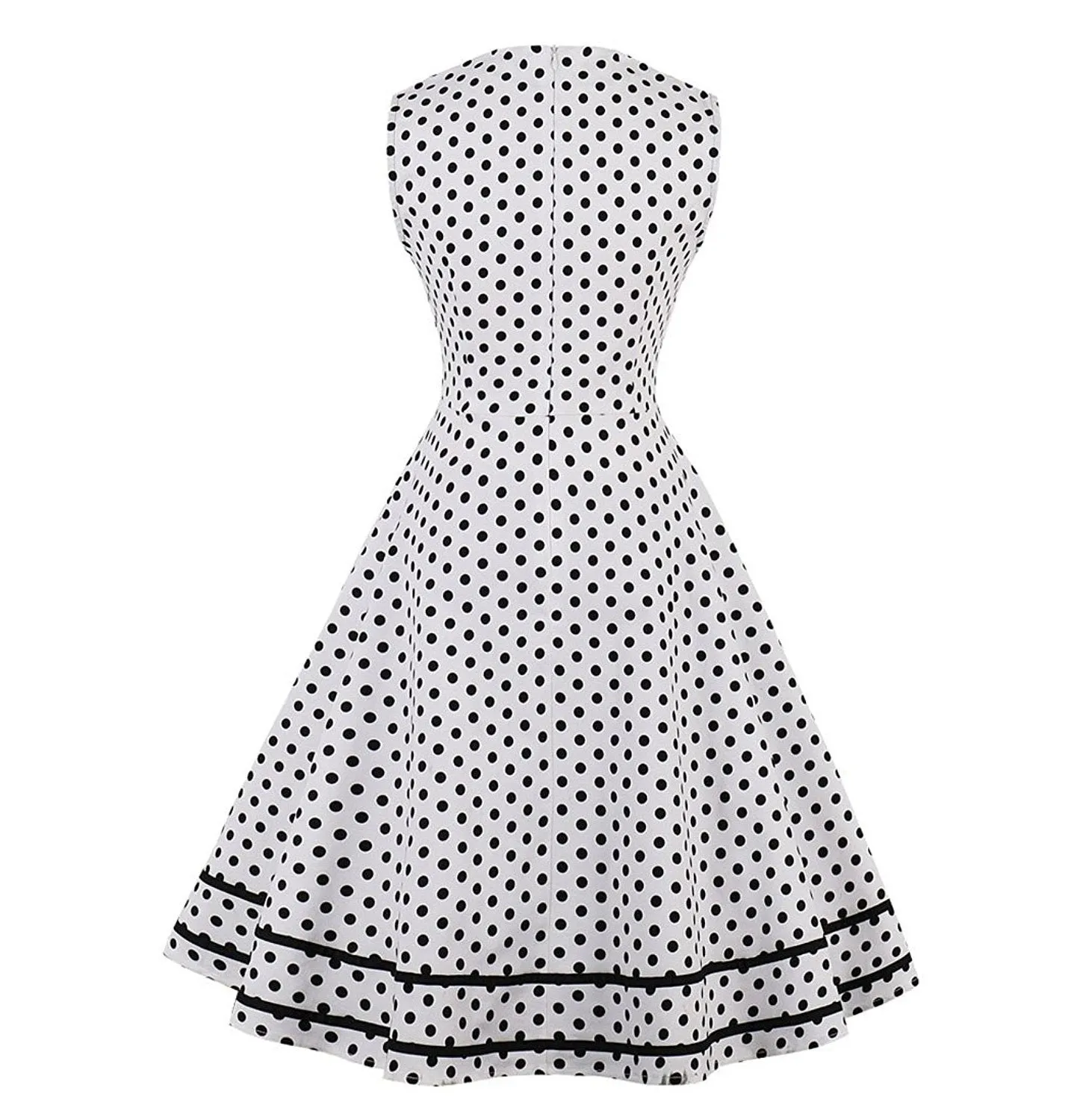 Polka Dot Retro Vintage Style 1950s Dress