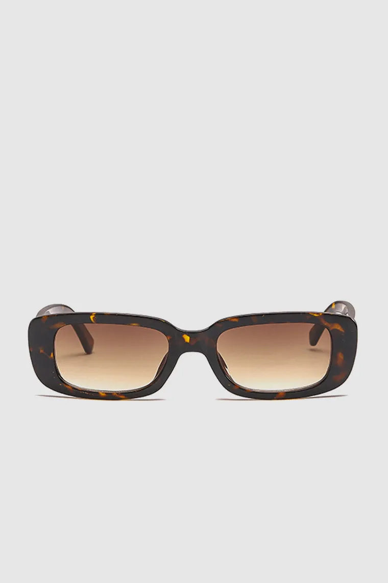 PopBae Women's Retro Square Sunglasses In Tortoise