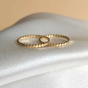 Poppy Gold Fill Ring