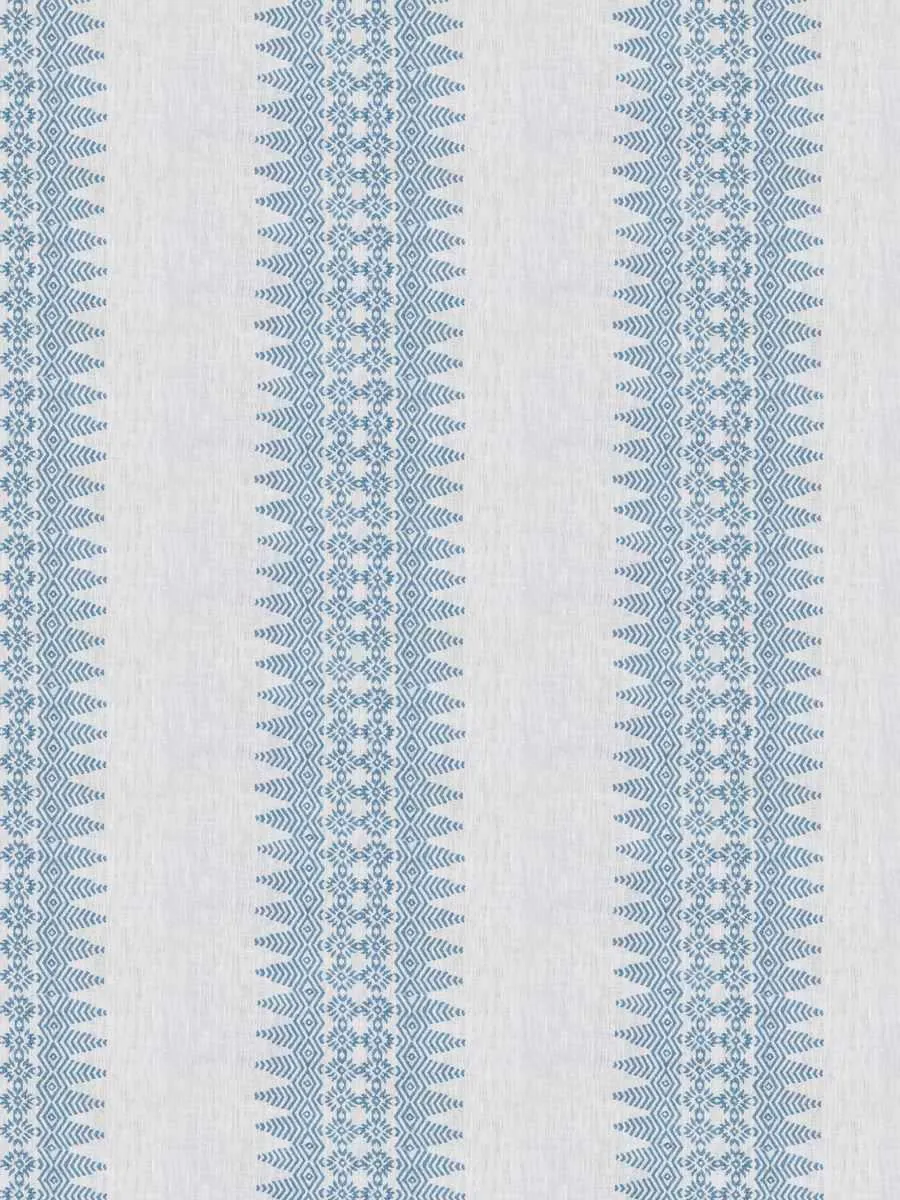 Printed stripe - Bluebell