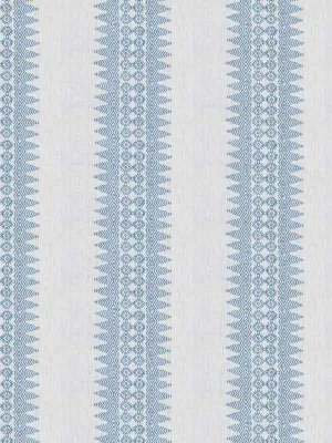 Printed stripe - Bluebell