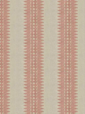 Printed stripe - Burnt red