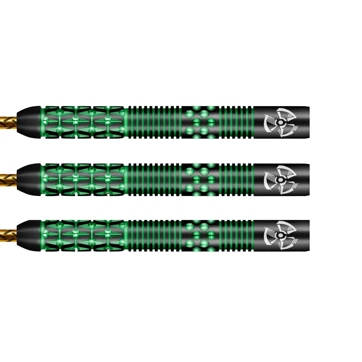 Pro Series–Stowe Buntz 2.0 Black Ti Steel Tip Dart Set-90% Tungsten Barrels