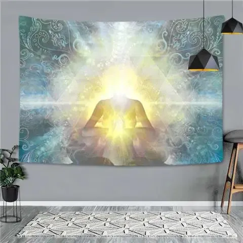 Religious Jesus Figure Tapestry Room Decor Christ Virgen Mary Tarot Wall Hanging Decoration Tapisserie Orthodox Priest Gift