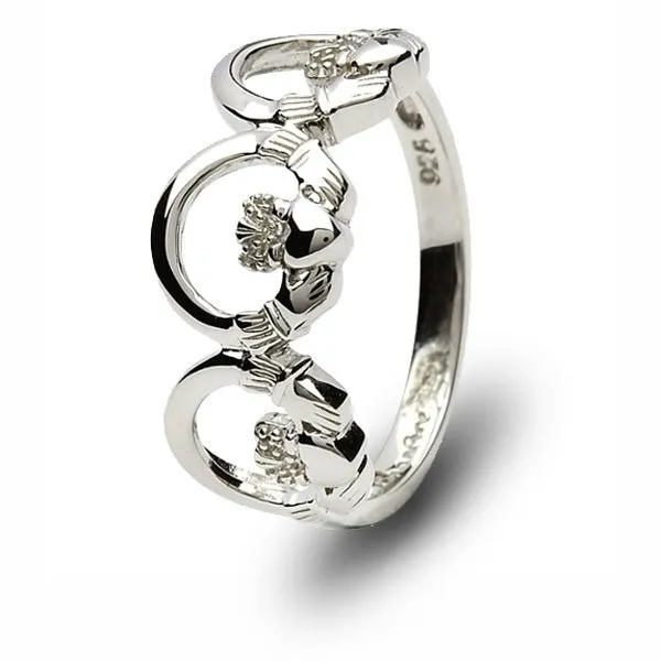 Retired Ladies Silver Claddagh Ring SL-SL25