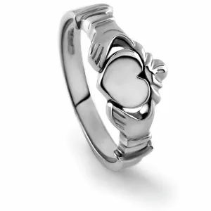 Retired Unisex Silver Claddagh Ring US-BCLAD105