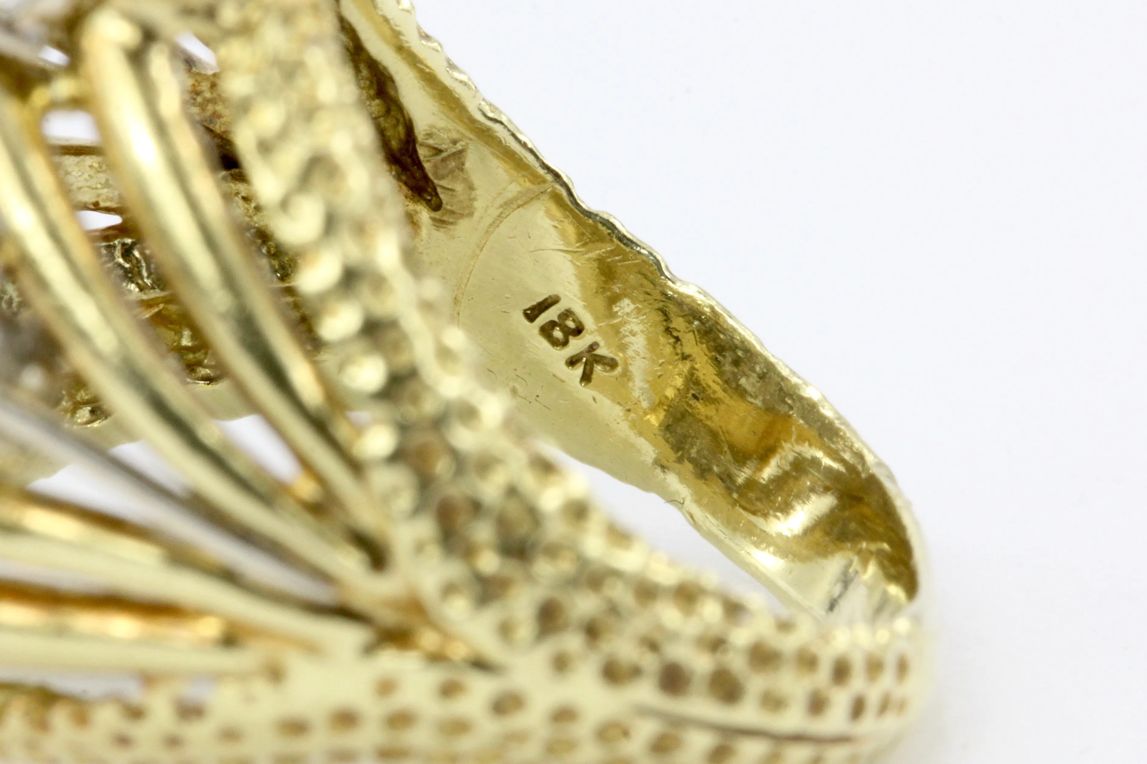 Retro 18K Yellow Gold 2 CTW Diamond Ring