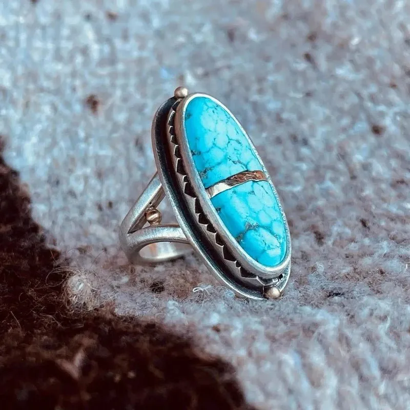Retro Bohemian Gold Women Heart Engagement Anniversary Jewelry
