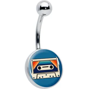 Retro Cassette Tape Belly Ring