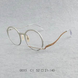 Retro pure titanium frames full frame ultra-light frames 0033