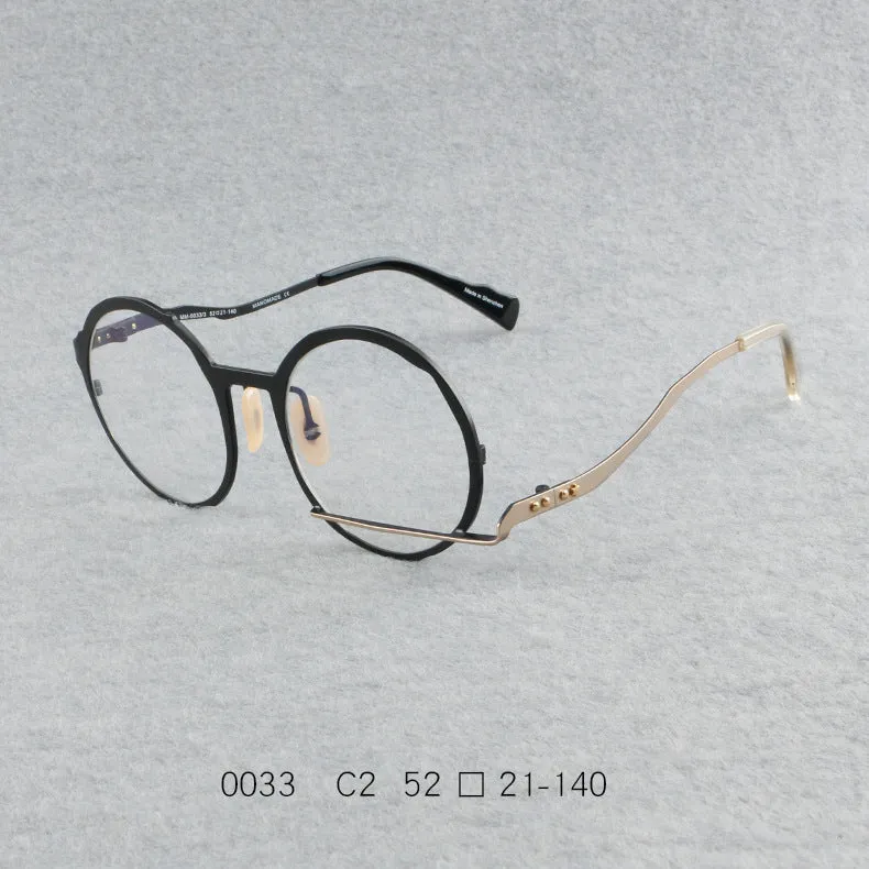 Retro pure titanium frames full frame ultra-light frames 0033