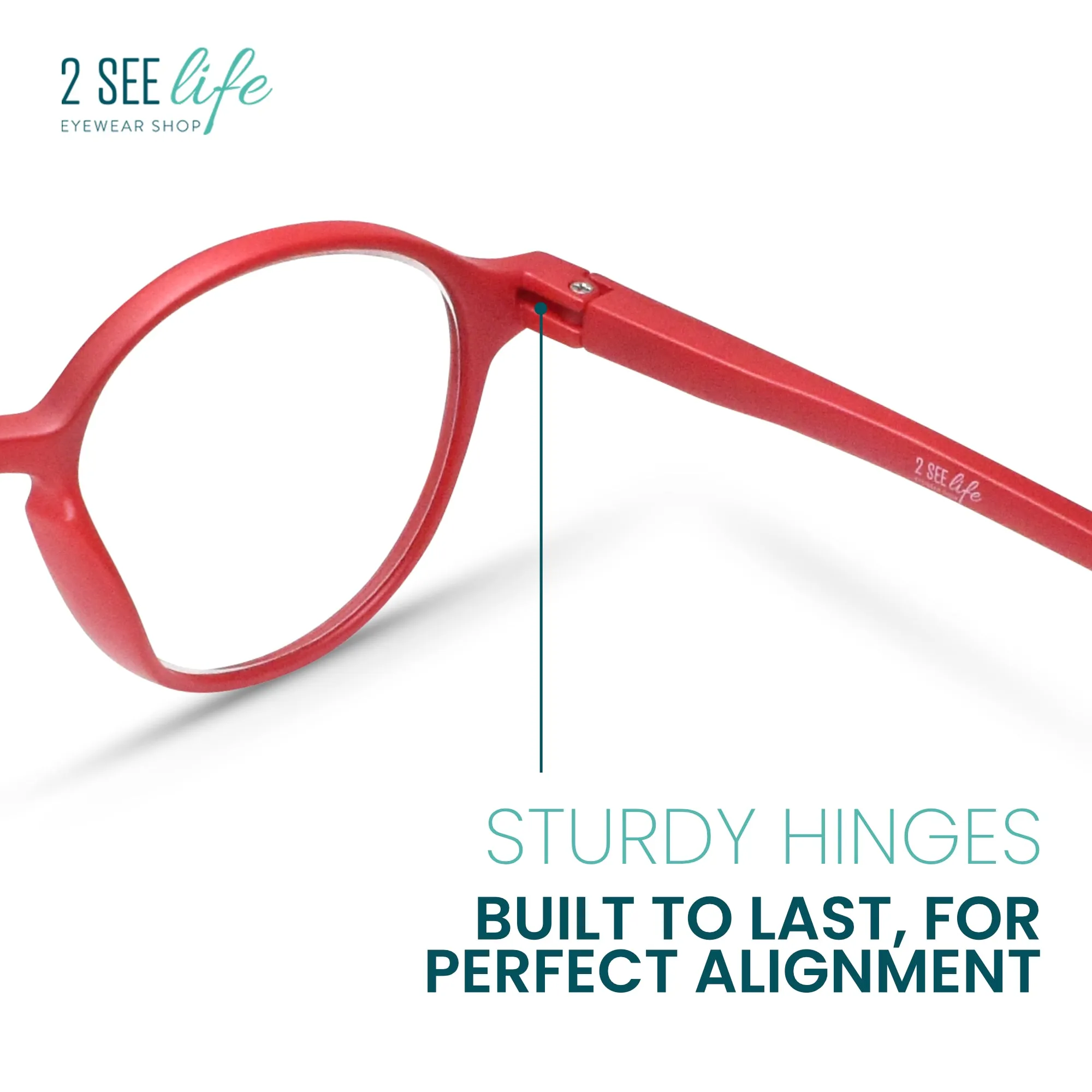 Retro Round Reading Glasses Men & Women Small Narrow Faces | R-726