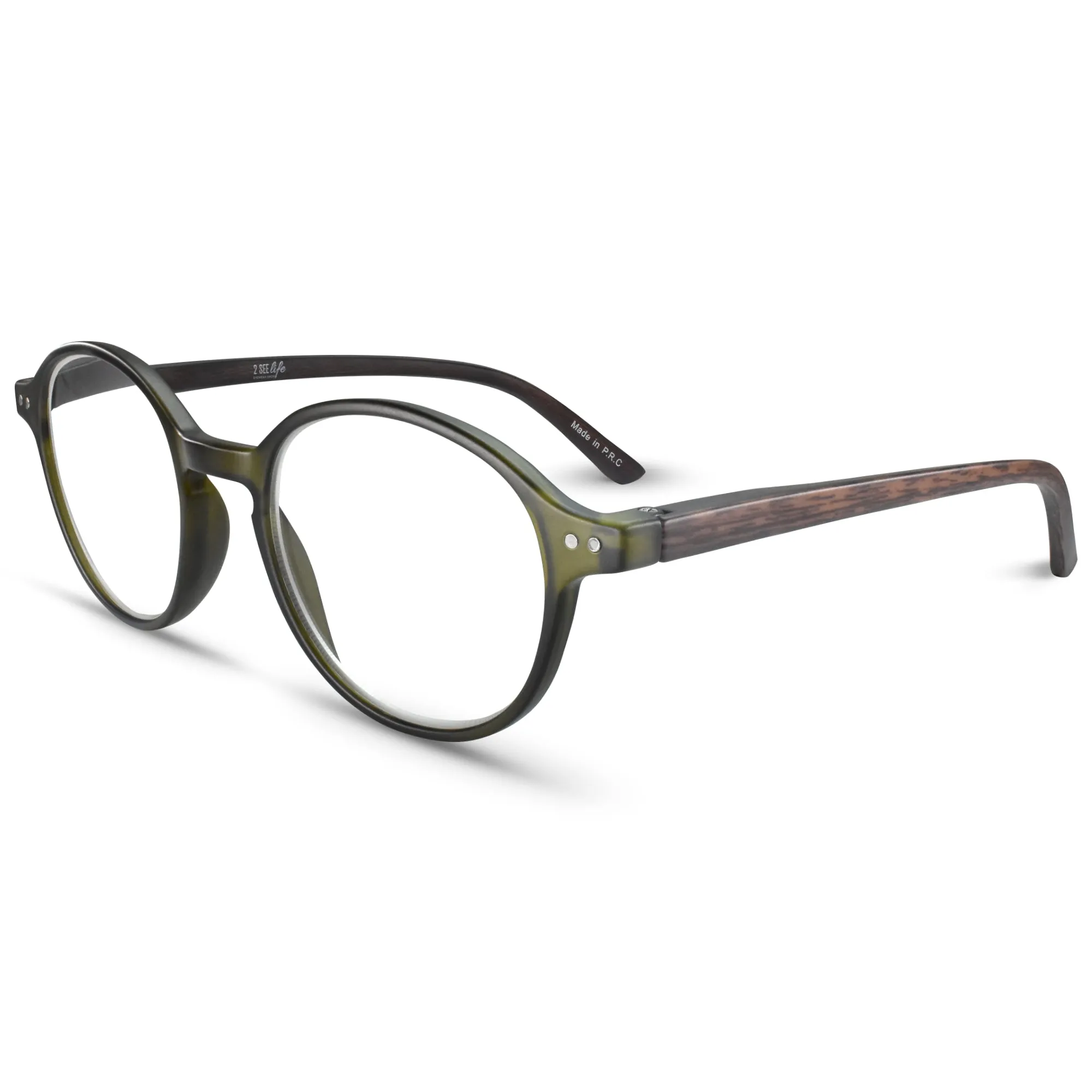 Retro Round Reading Glasses Men & Women Small Narrow Faces | R-726
