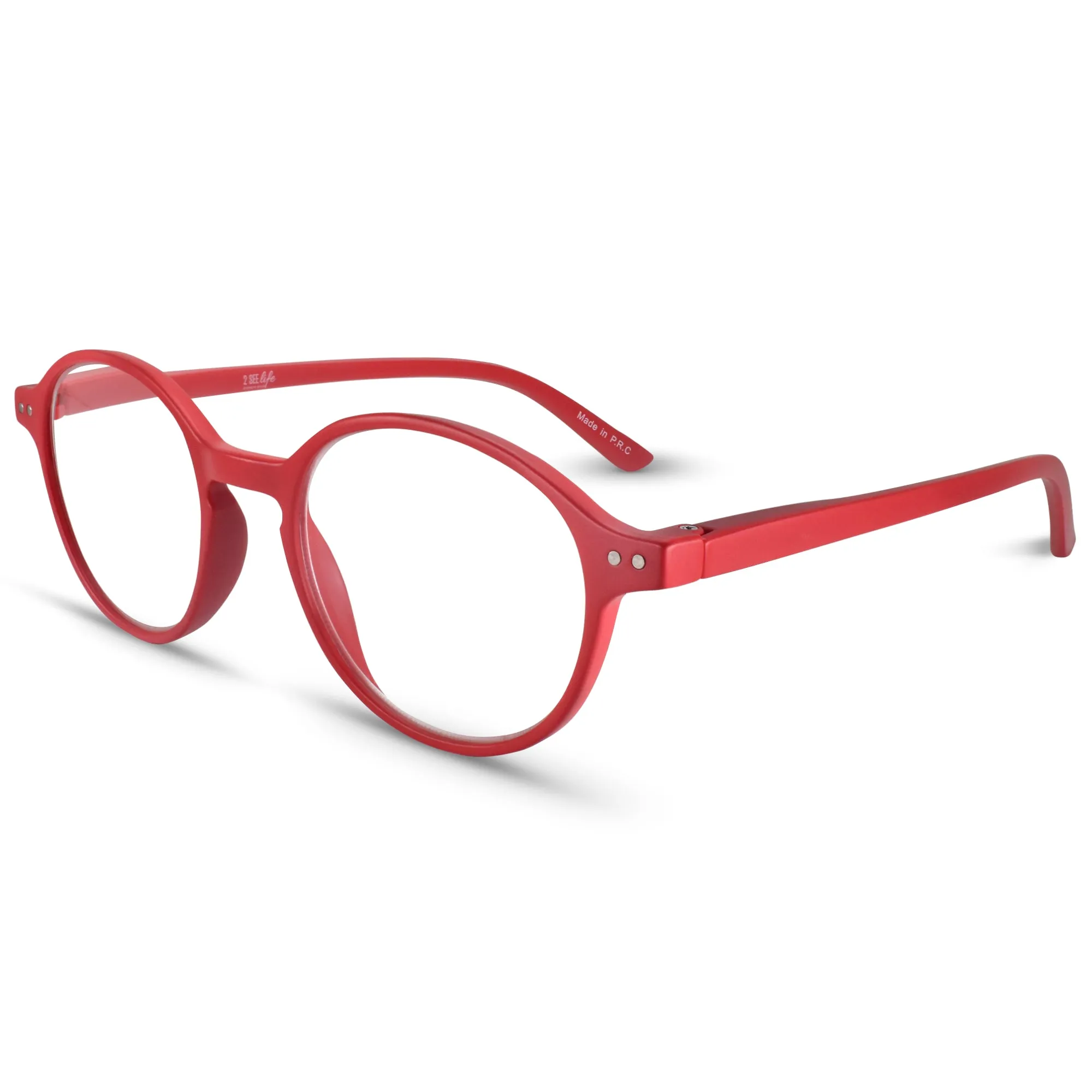 Retro Round Reading Glasses Men & Women Small Narrow Faces | R-726