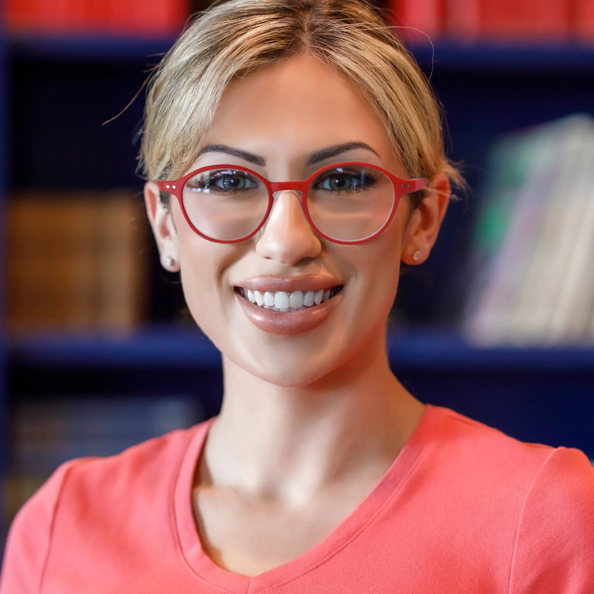 Retro Round Reading Glasses Men & Women Small Narrow Faces | R-726