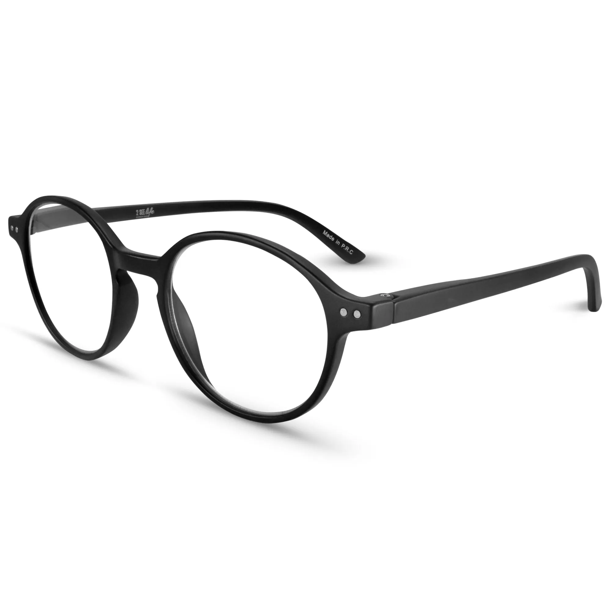 Retro Round Reading Glasses Men & Women Small Narrow Faces | R-726