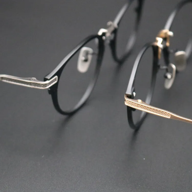 Retro Titanium Square Glasses Frame 20780