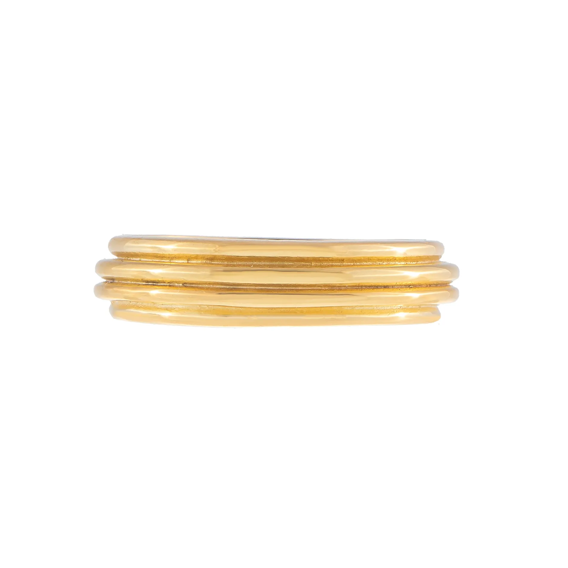 Ridged Solid Band