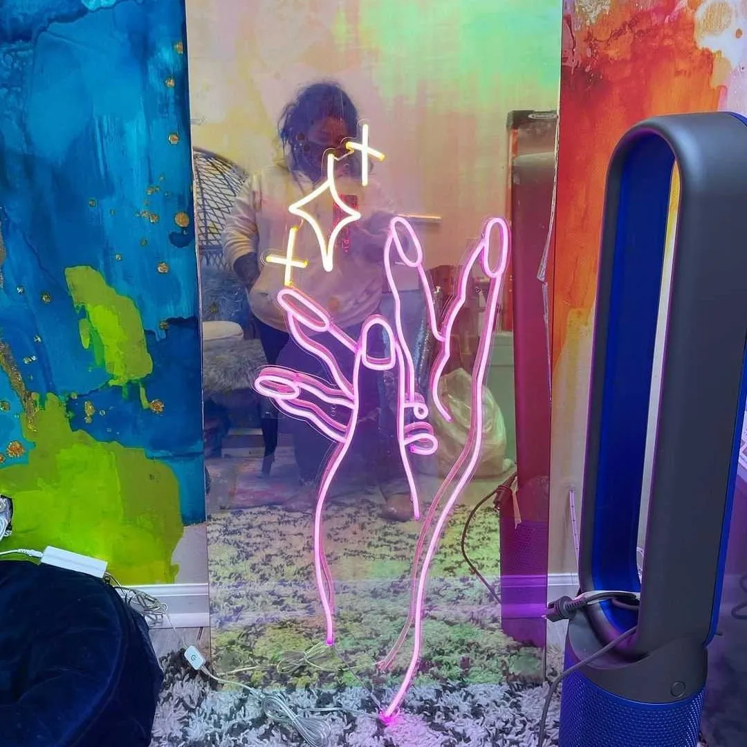 Sass hand  by Girl Knew York - LED Neon Sign