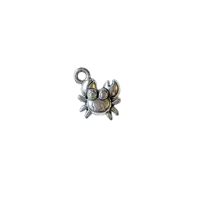 Silver Crab Charm