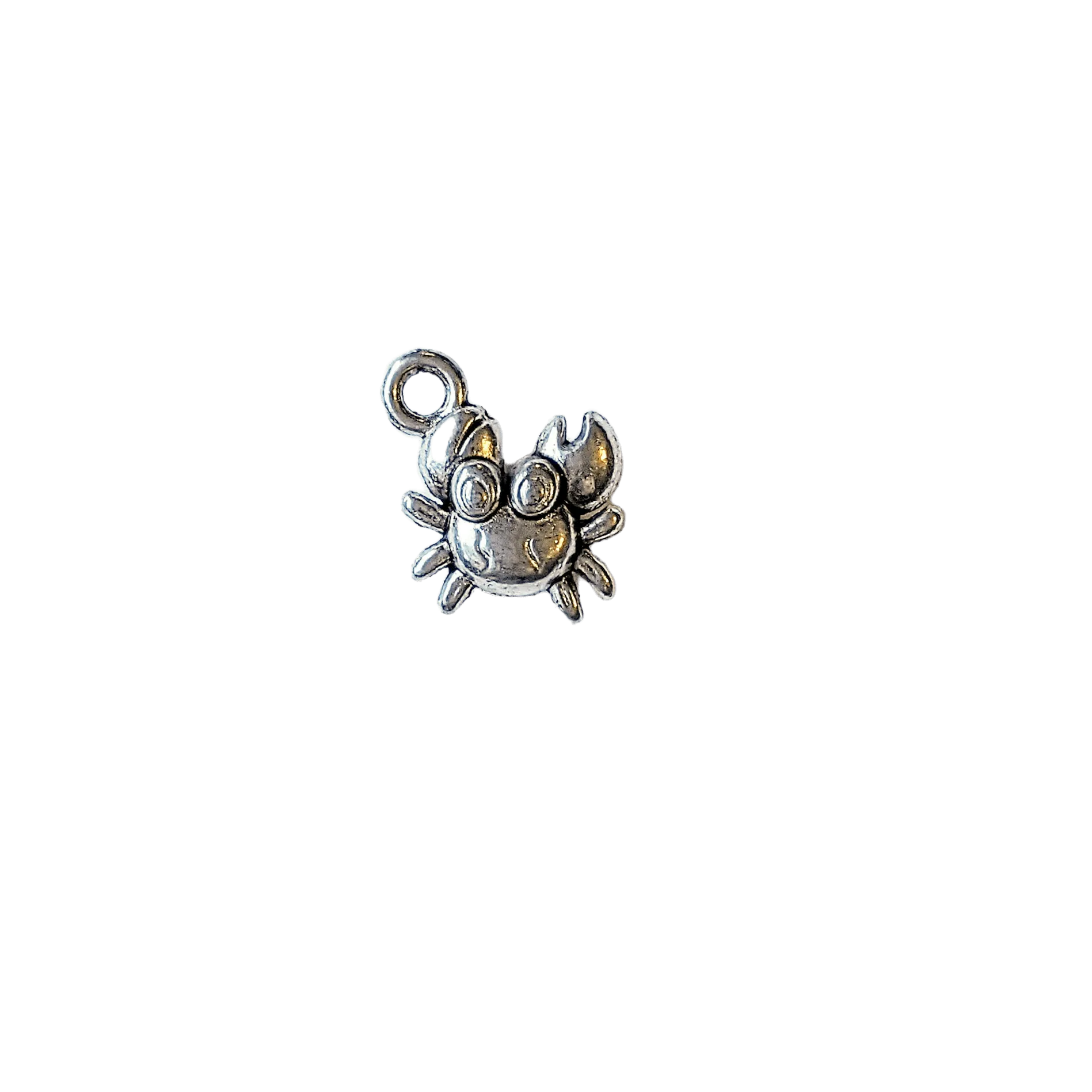 Silver Crab Charm