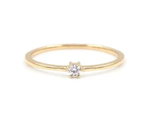 Single Diamond Stacker (Ready to Ship Size 6.5)