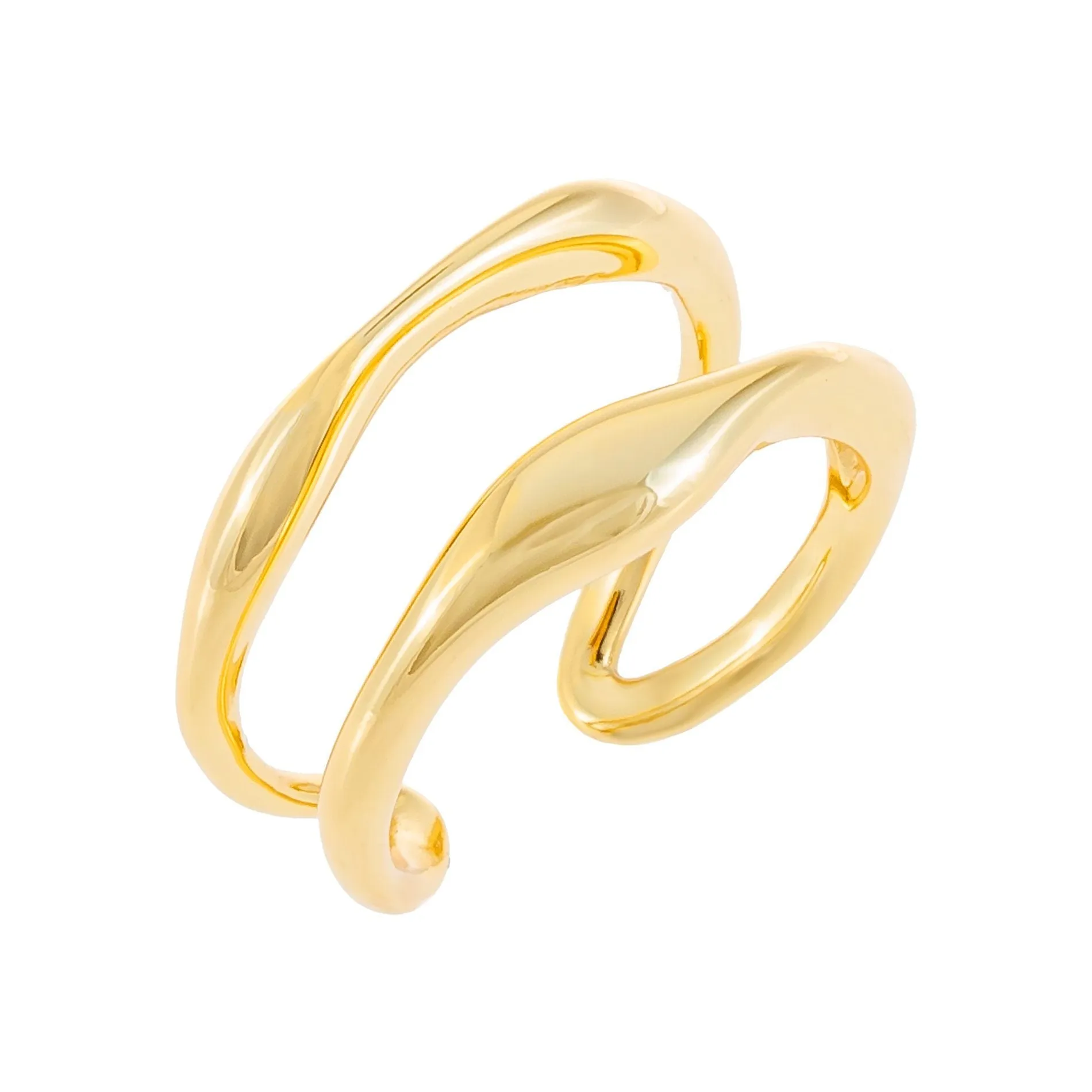 Solid Double Row Ring