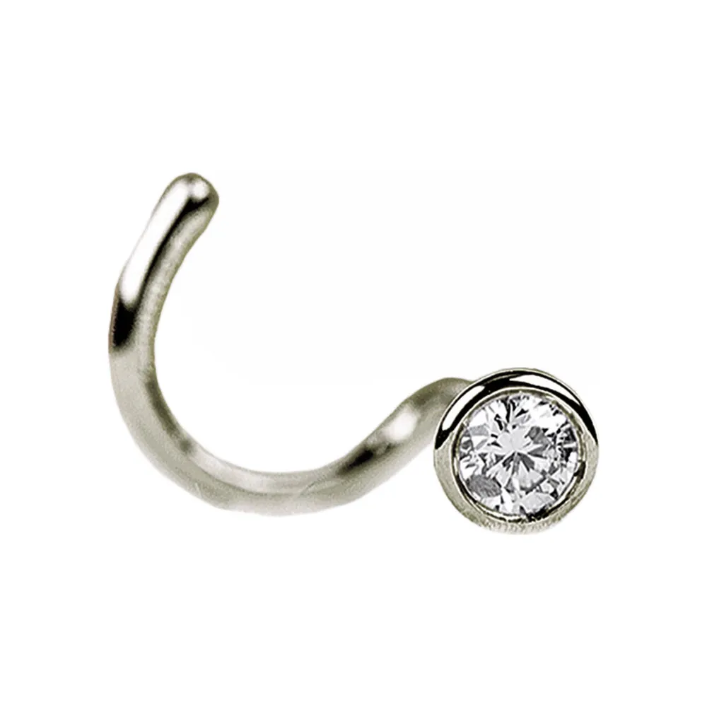 Solid Gold Diamond Nose Stud