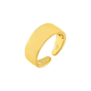 Solid Wide Adjustable Ring
