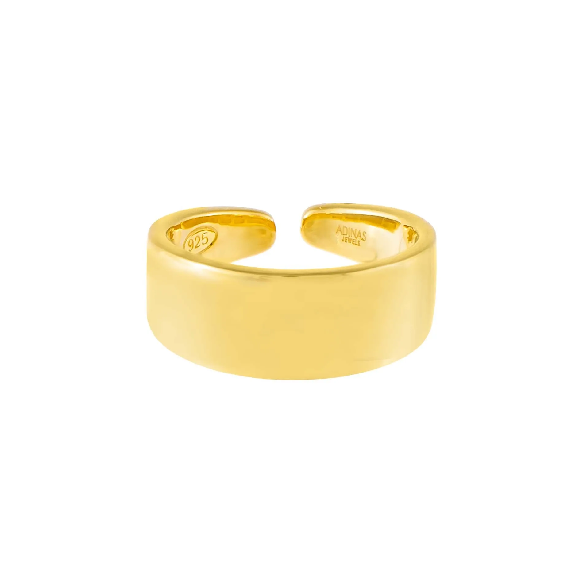 Solid Wide Adjustable Ring