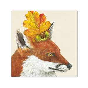 Sophie the Fox Beverage Paper Napkins by Vicki Sawyer