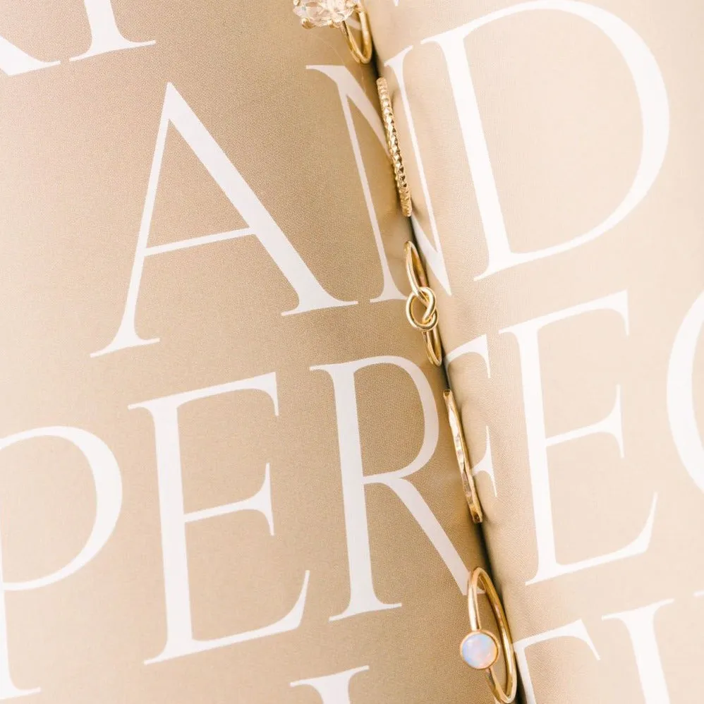 Sparkle Stacking Ring  in Gold