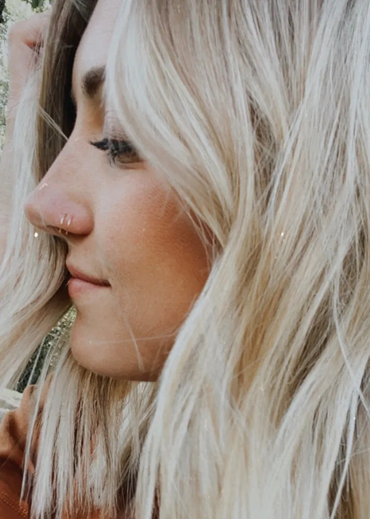 Spiral Nose Hoop