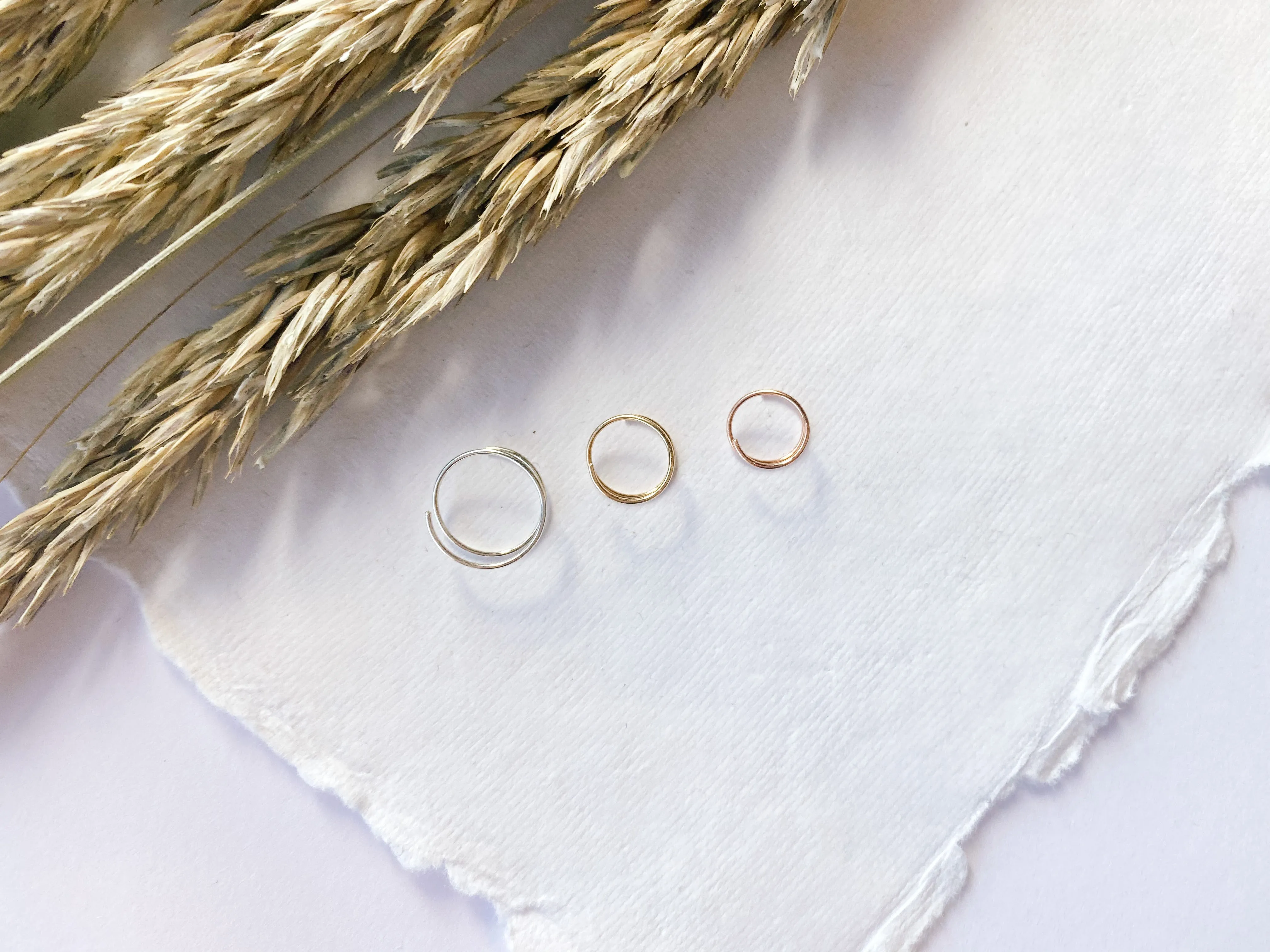 Spiral Nose Hoop