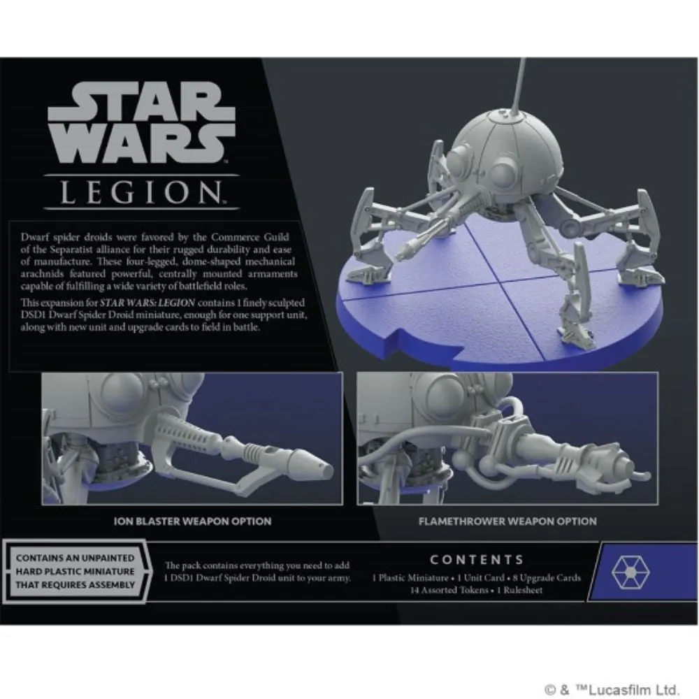 Star Wars Legion - DSD1 Dwarf Spider Droid