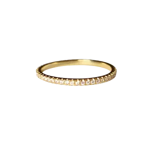 STELLA micro pave eternity ring