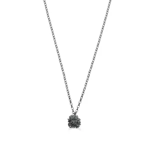 Sterling Silver and Patina Liquidambar Pendant