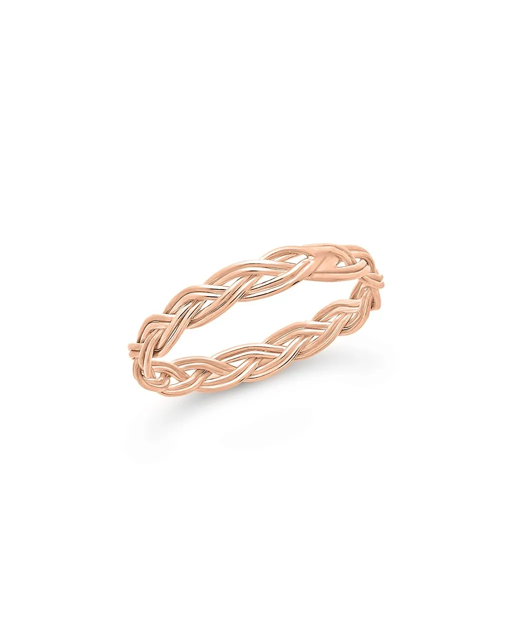 Sterling Silver Braided Twist Band