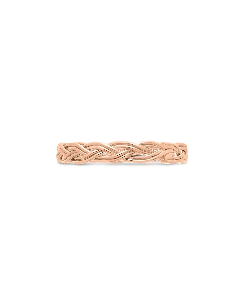 Sterling Silver Braided Twist Band