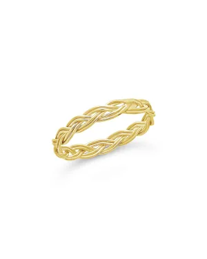 Sterling Silver Braided Twist Band