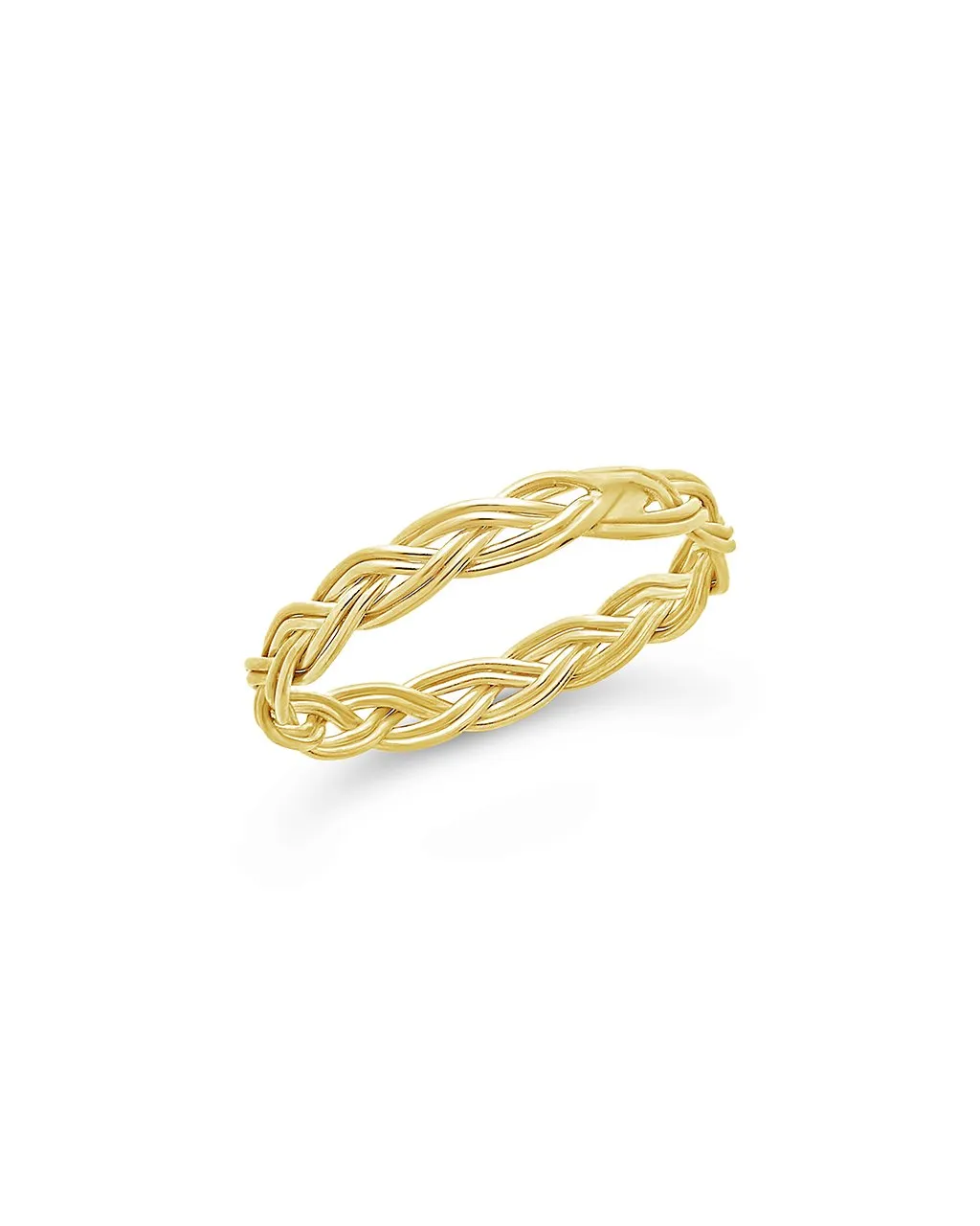Sterling Silver Braided Twist Band