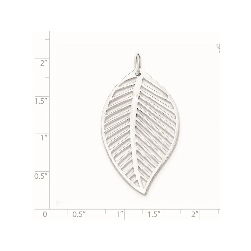 Sterling Silver Leaf Pendant