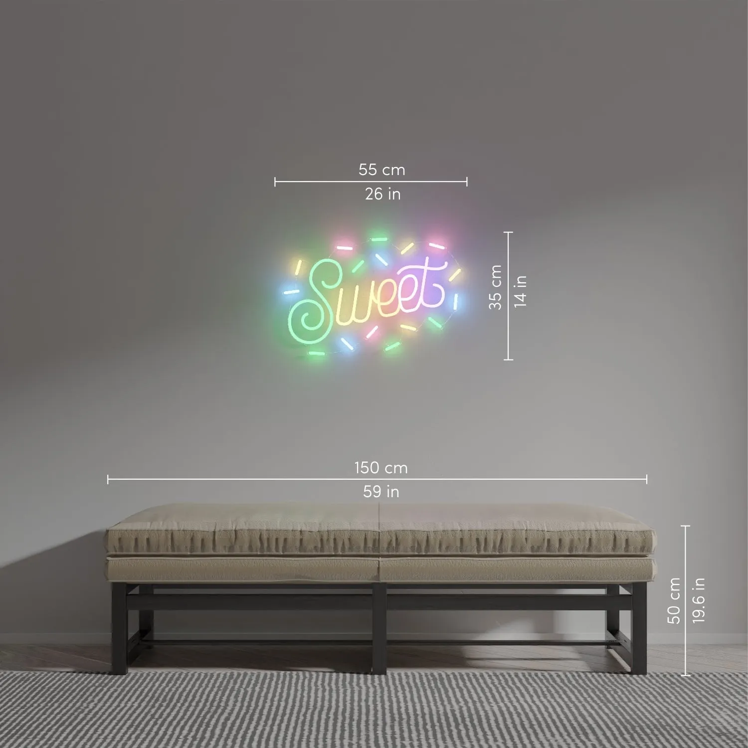 Sweet by Joanna Behar - LED Neon Sign