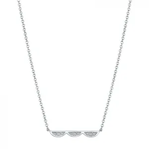 Tacori Closed Three Crescents Diamond Necklace