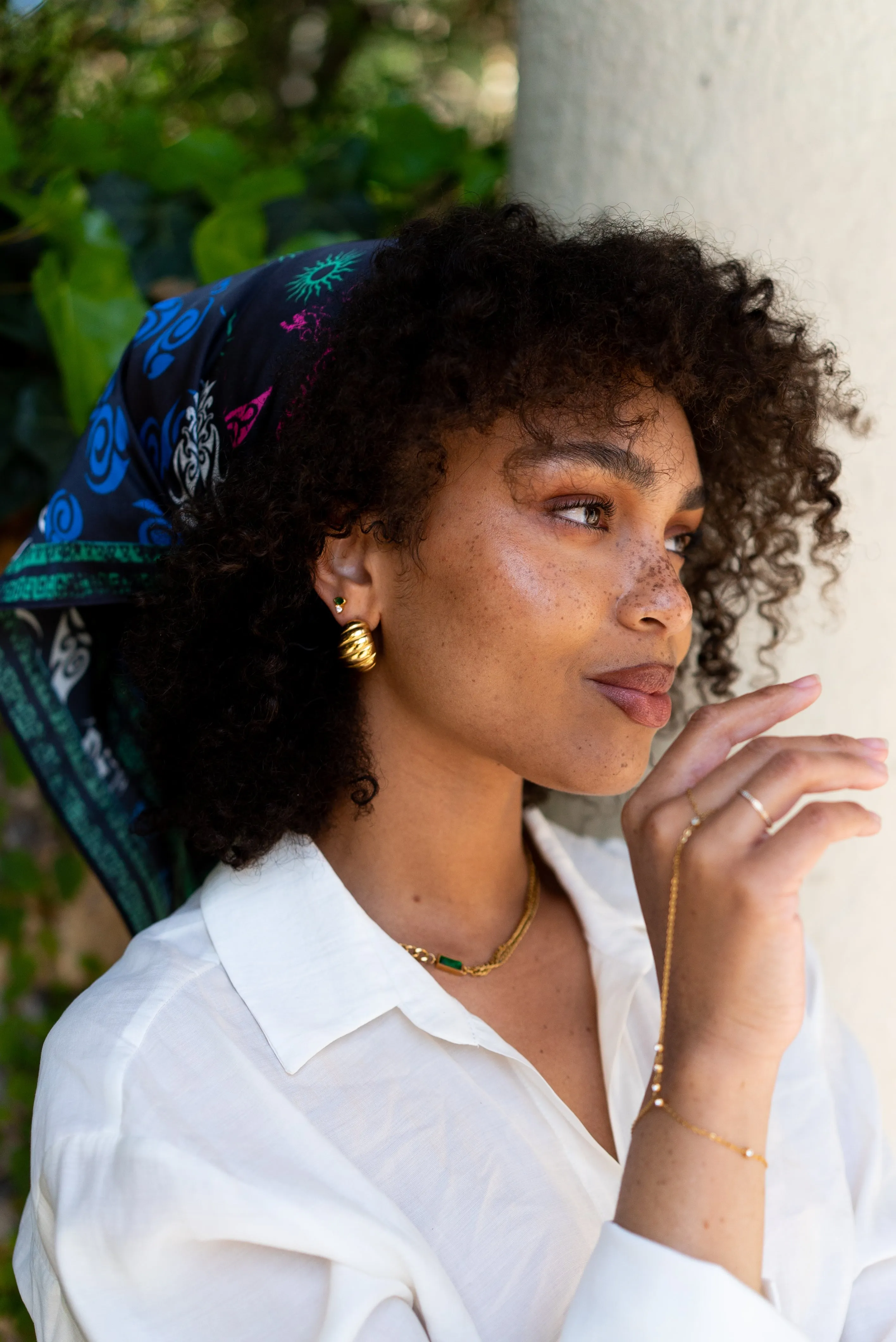 TAINTED HOOP EARRINGS