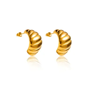 TAINTED HOOP EARRINGS