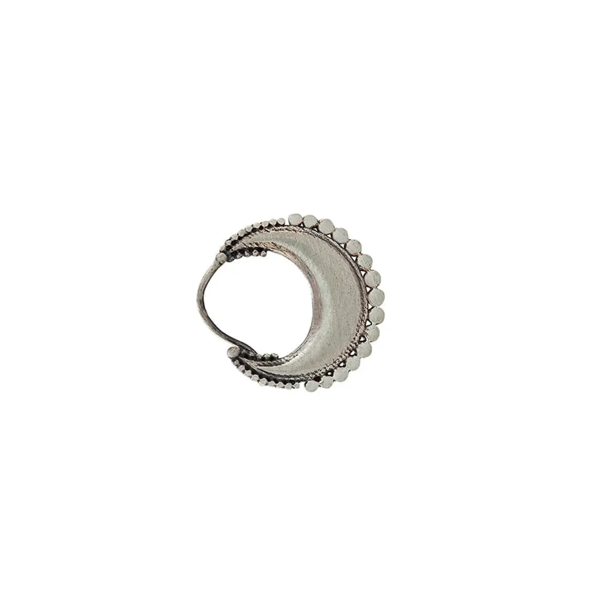 Tara Silver Nath/Nose Ring - (Pierced Left) by MOHA