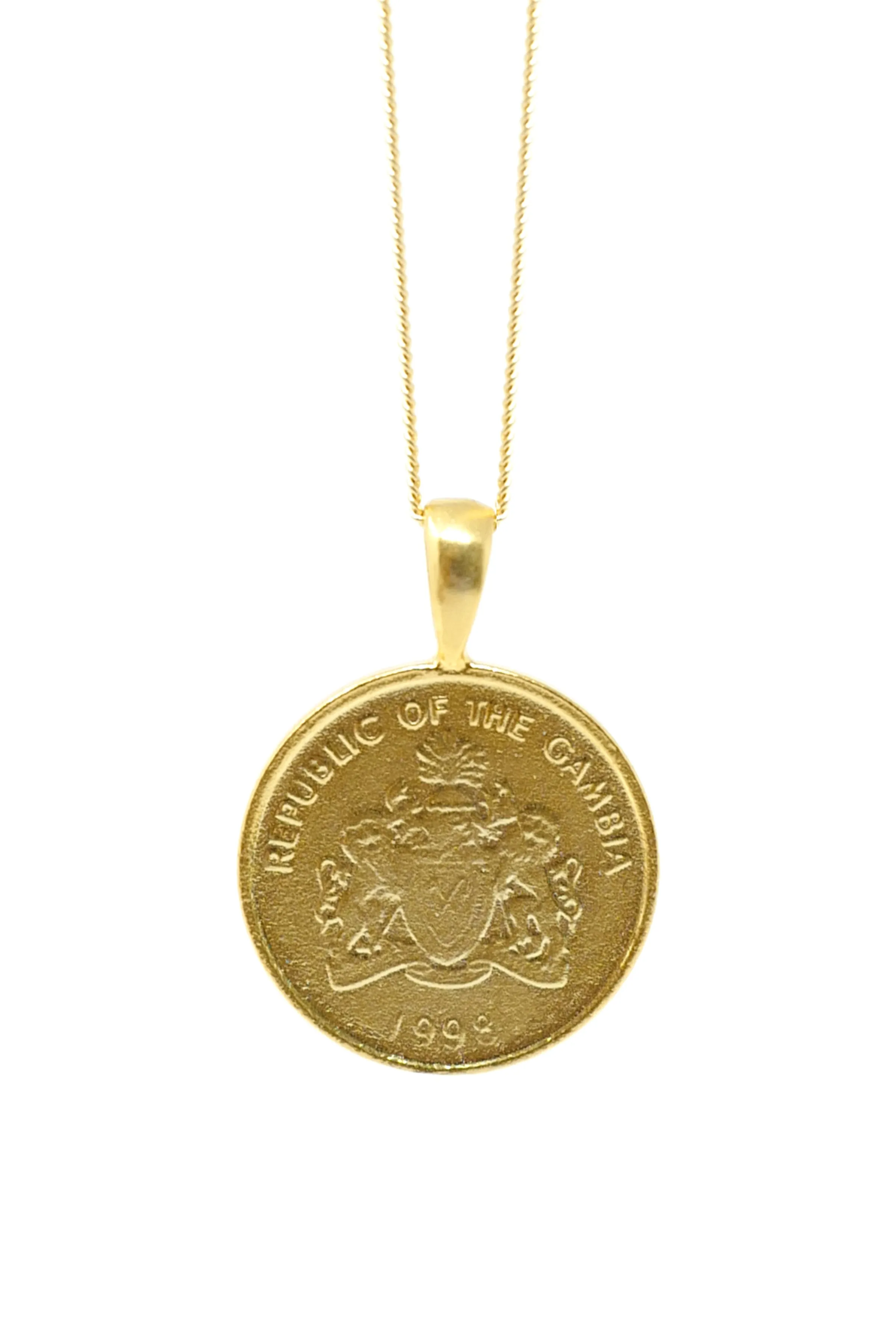 THE GAMBIA Groundnut Coin Necklace